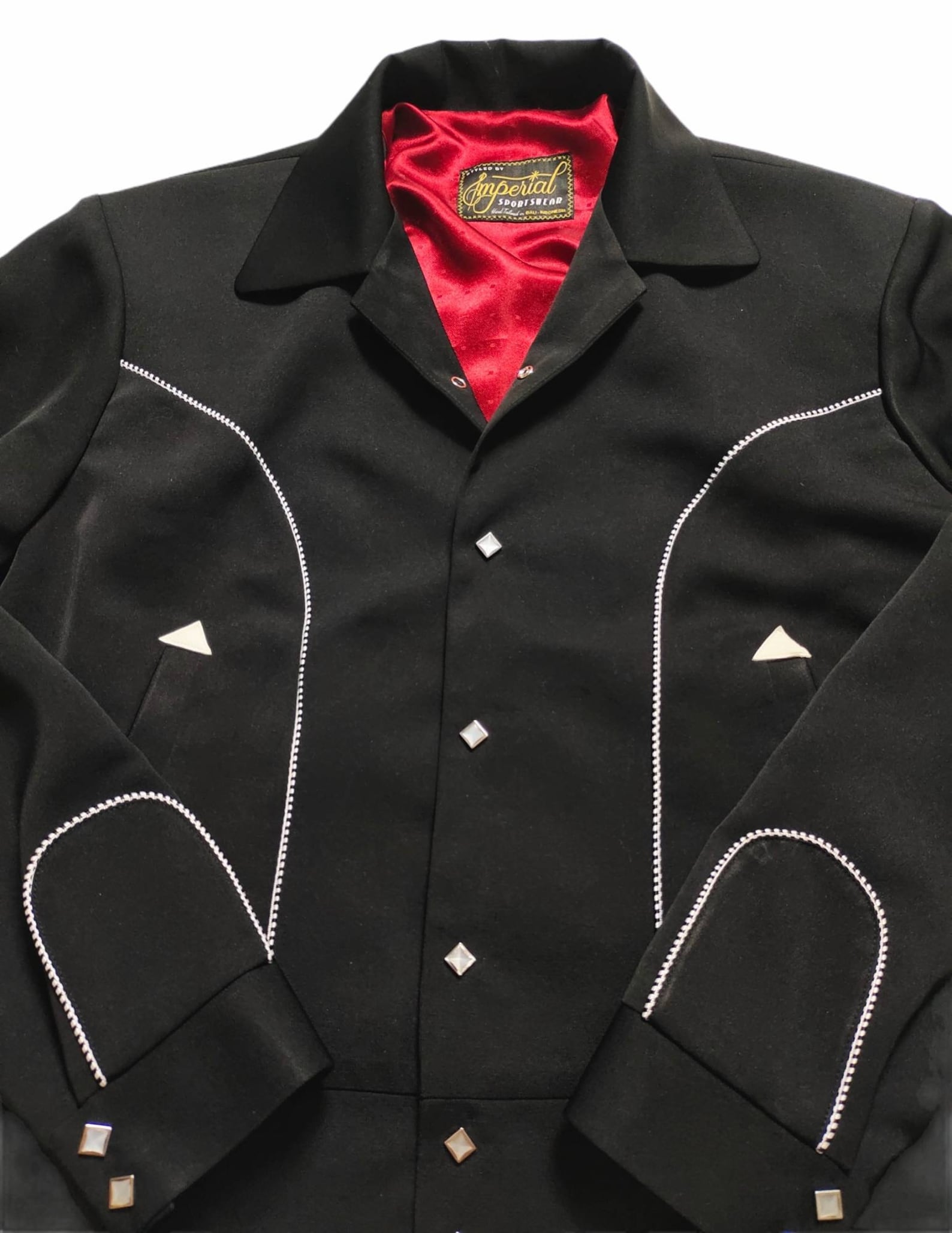 Rockabilly Gabardine Western Jacket Imperial | Etsy