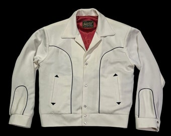 Rockabilly Gabardine Western Jacket Imperial - Etsy