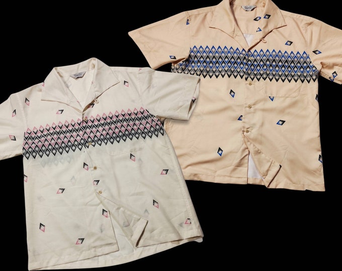 Diamond Head Italian Collar Rockabilly Shirts Imperial