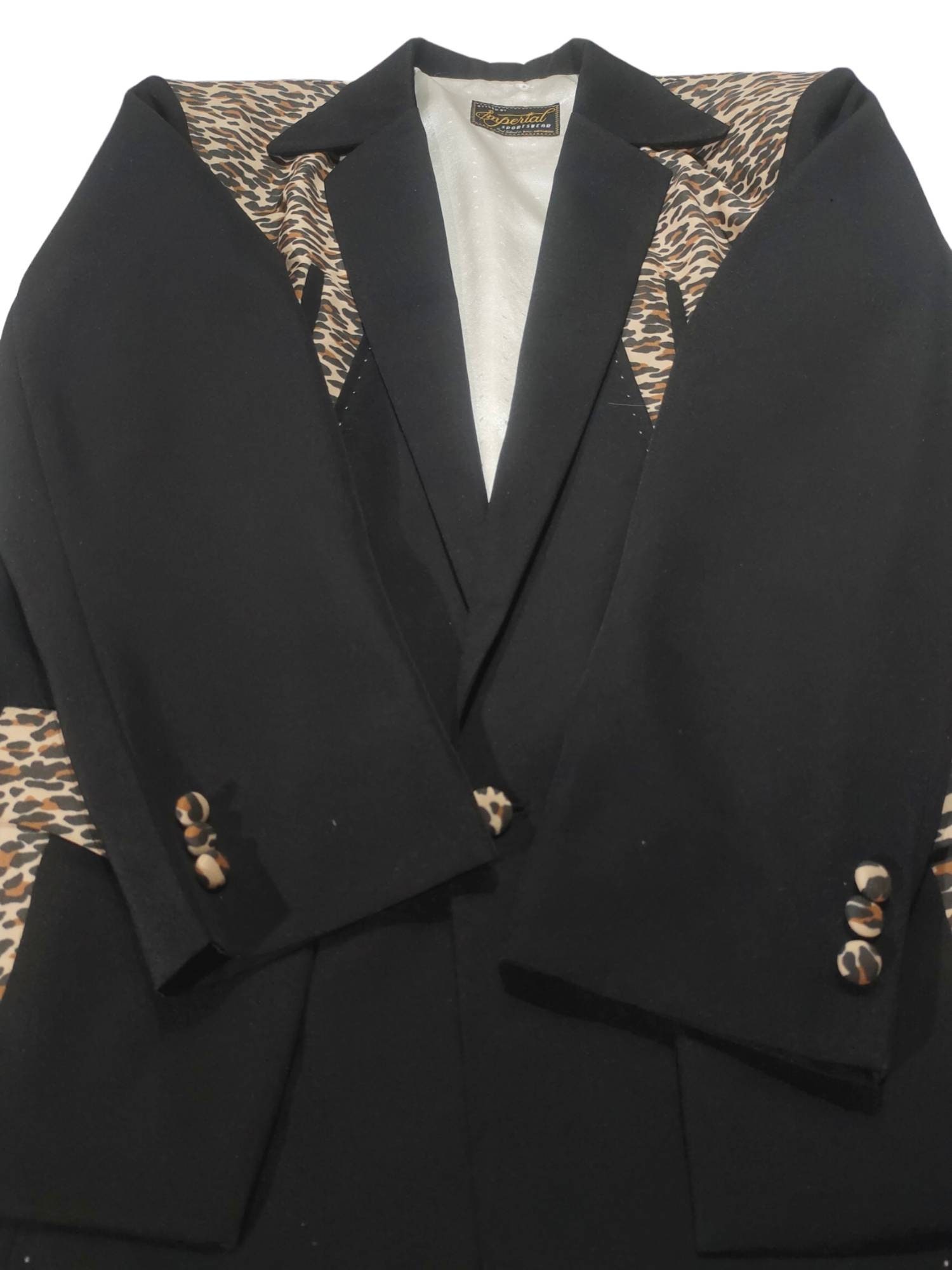 Rockabilly Hollywood Pistol Jacket Leopard!