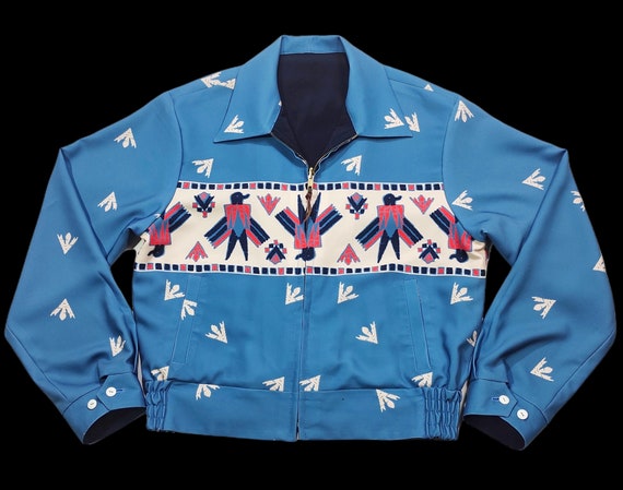 Blue Thunderbird Gab Jacket Reversible 