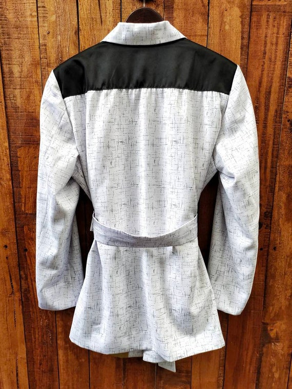 Nº21 Kids boxy garbadine jacket - White