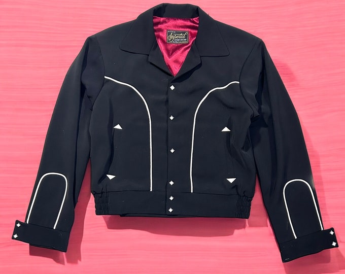 Rockabilly Gabardine Western Jacket Imperial