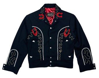 Killer Rockabilly Western Gab Jacket Embroidery Now