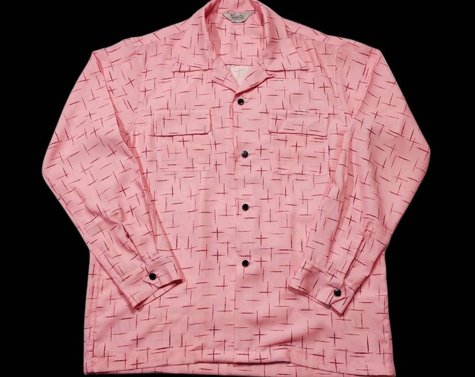 Pink Flecks Loop Collar Shirts Imperial VLV
