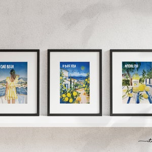 Italy Travel Posters | Italy Travel Wall Art | Italian Quotes | Italy Gifts | Trendy Poster Decor | Italian Quote Typography | Wall Art