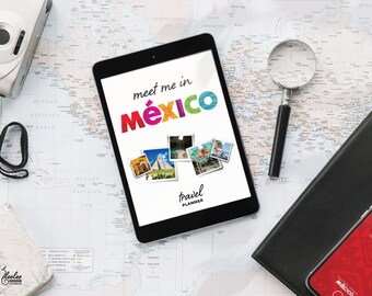 Travel Itinerary Template | Mexico Travel Planner | Printable Travel Guide | Digital Template Download | Traveling Guide | Goodnotes