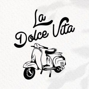 La Dolce Vita SVG / Tipografia Italia / Marchio di viaggio Italia / Download digitale in formato svg, dxf, png, pdf / Compatibile: Cricut, Silhouette e altro!