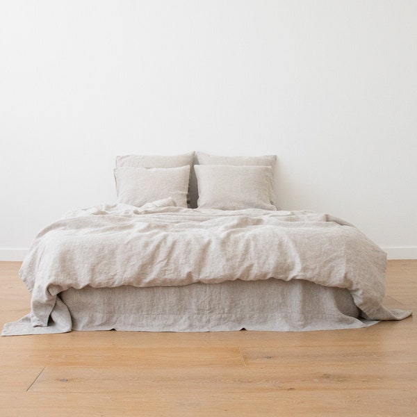 Washed Linen Bedding Etsy