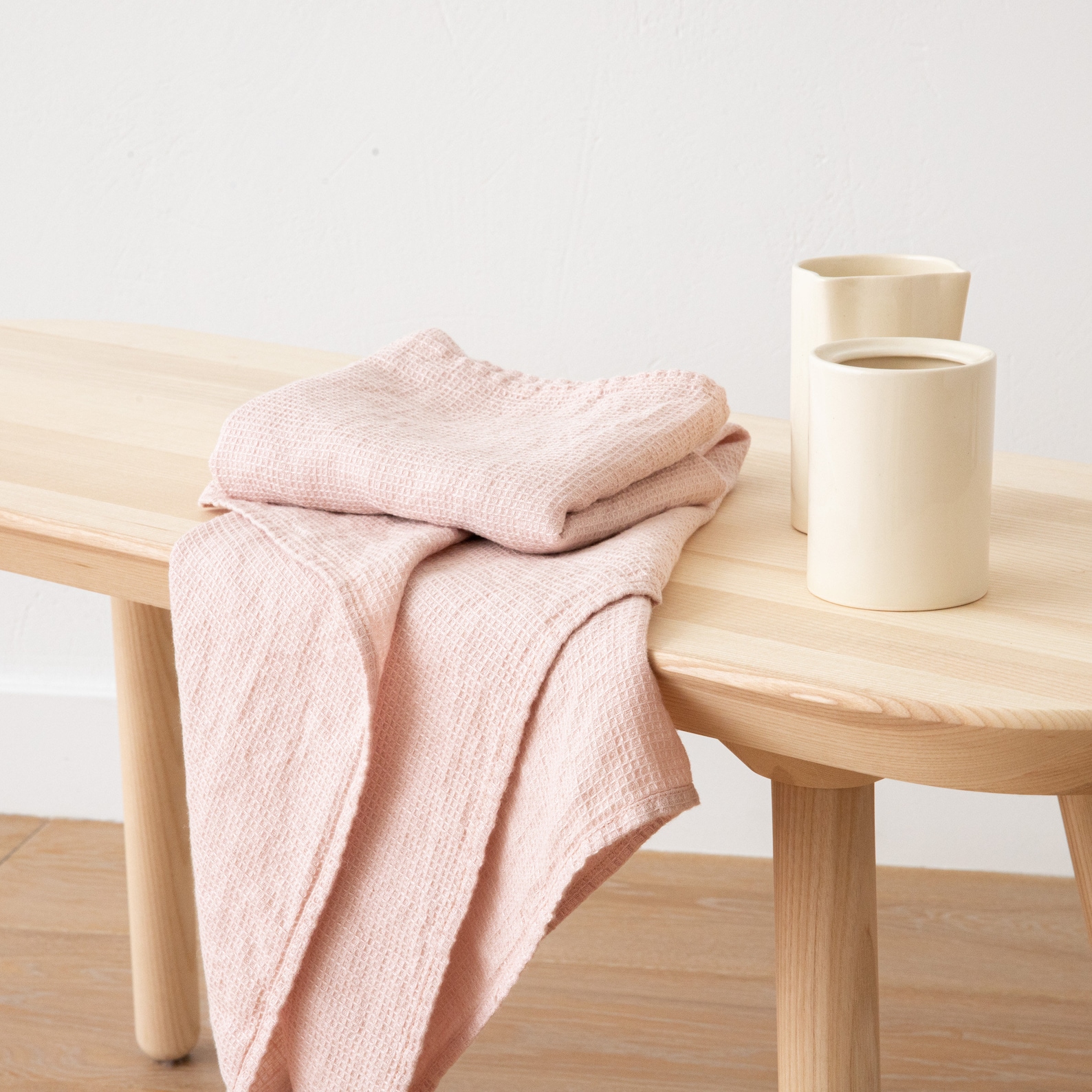 Linen Waffle Towels in Rosa Pink Towel Set Bath Towel Hand Etsy