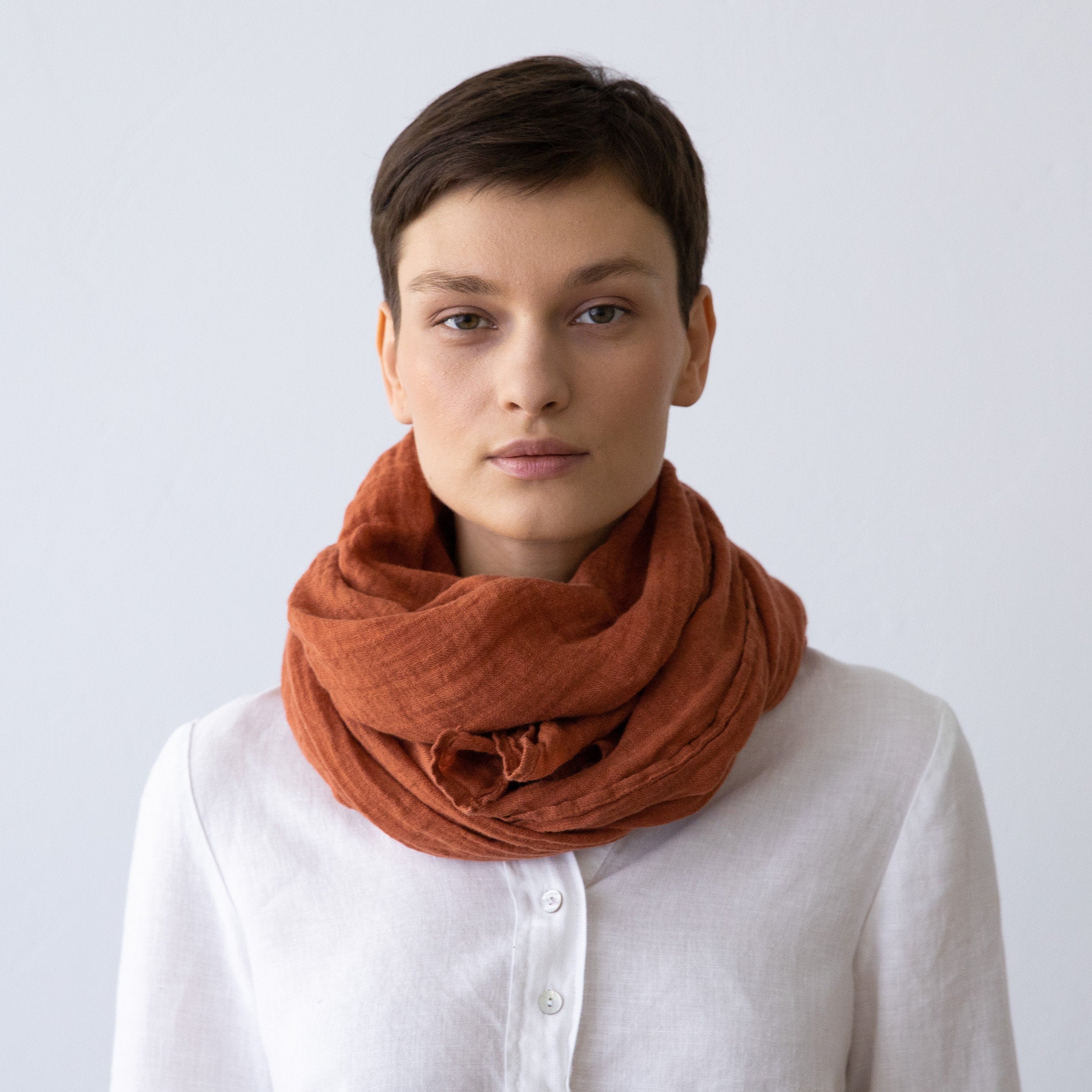 Sciarpa Estiva Da Donna Grande Lunga Leggera Scialle - Foto 6