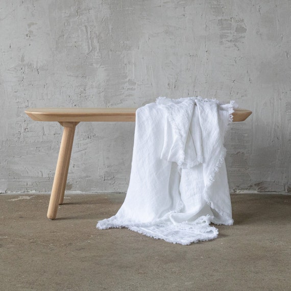 King size white throw blanket sale