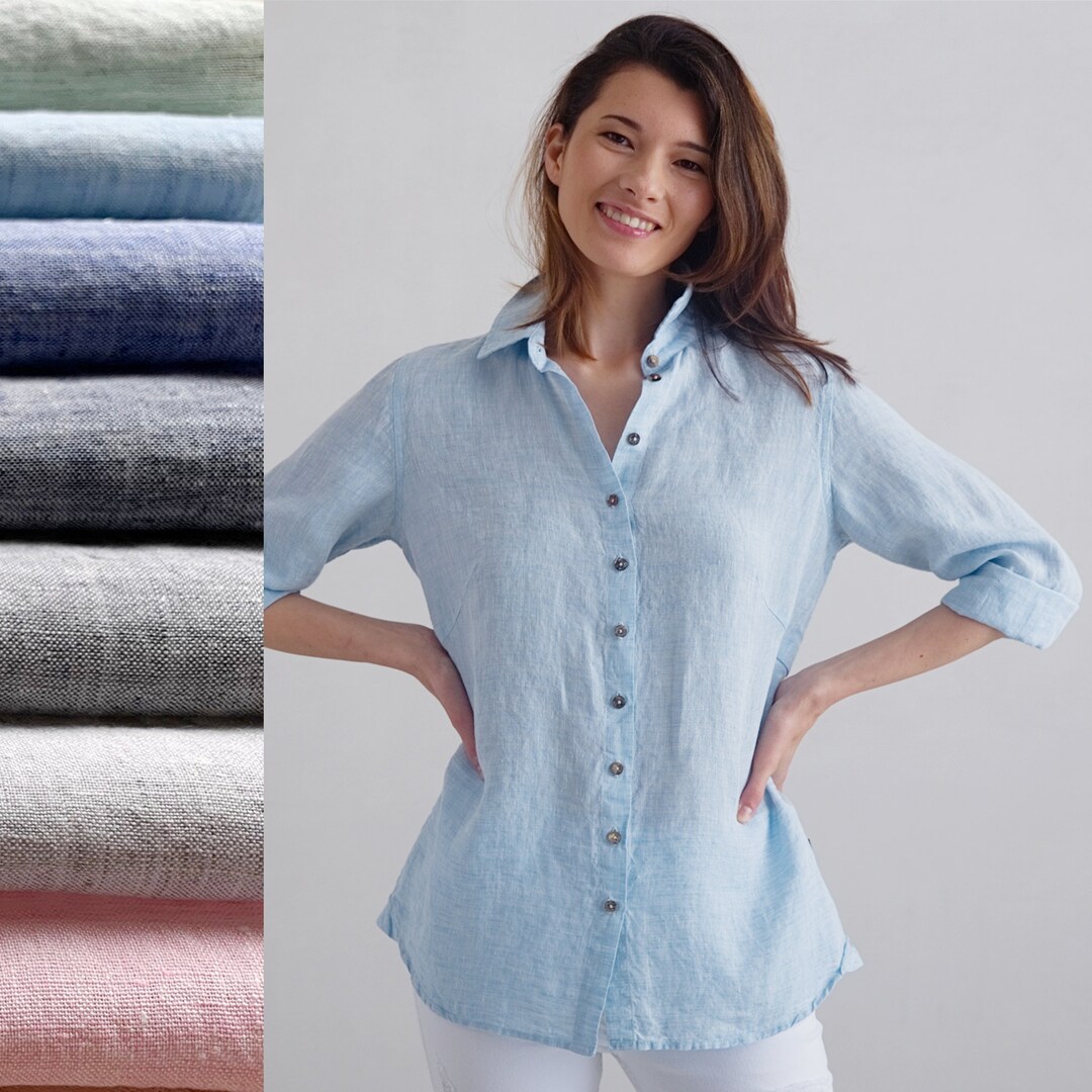 トップス linen ~moon~ stand off collar blouse Amazon.com: Womens Summer White Ruffle Stand Collar Tops