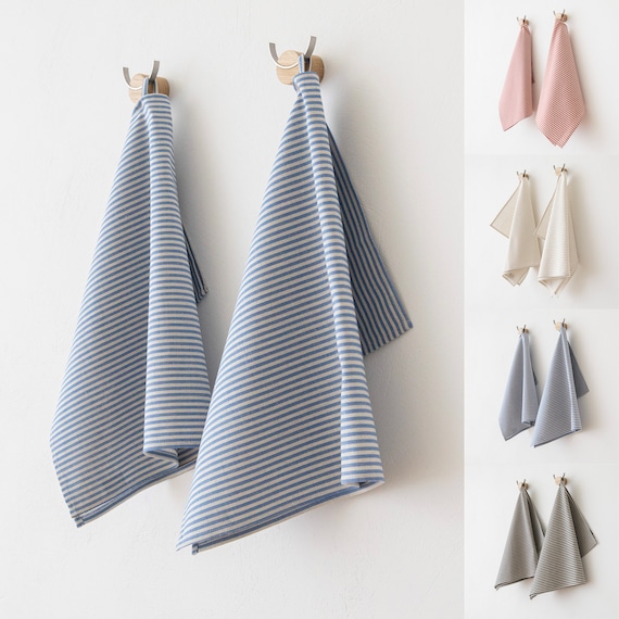 Hook and Hang Black Woven Cotton Kitchen Towel (Set of 2) Hook and Hang Black Woven Cotton Kitchen Towel (Set of 2)