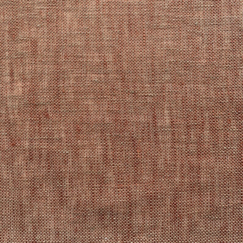 Sheer Linen Fabric by the Yard or Meter Brown. Gauze Linen Etsy