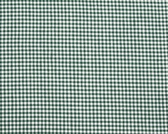 Gingham, Check Leinenstoff nach Maß oder Meter in Schwarz und Weiß, Leichtgewicht 165 g / m2, Leinenstoff für Kleidung, Schals, Tischwäsche
