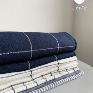 Linen fabric by the yard or meter. Width 150 cm / 59". Any length linen fabric. Washed  linen fabric for sewing. No Shrinkage