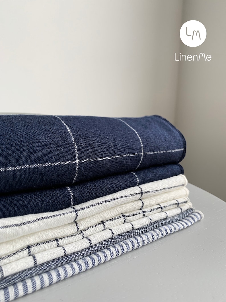 Linen fabric by the yard or meter. Width 150 cm / 59". Any length linen fabric. Washed  linen fabric for sewing. No Shrinkage