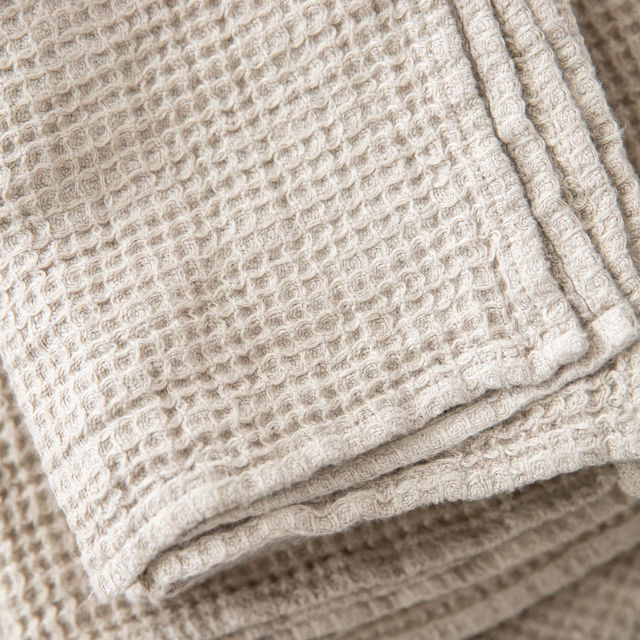 Linen Waffle Big Towels Natural and Other Colours: Towel Set - Etsy