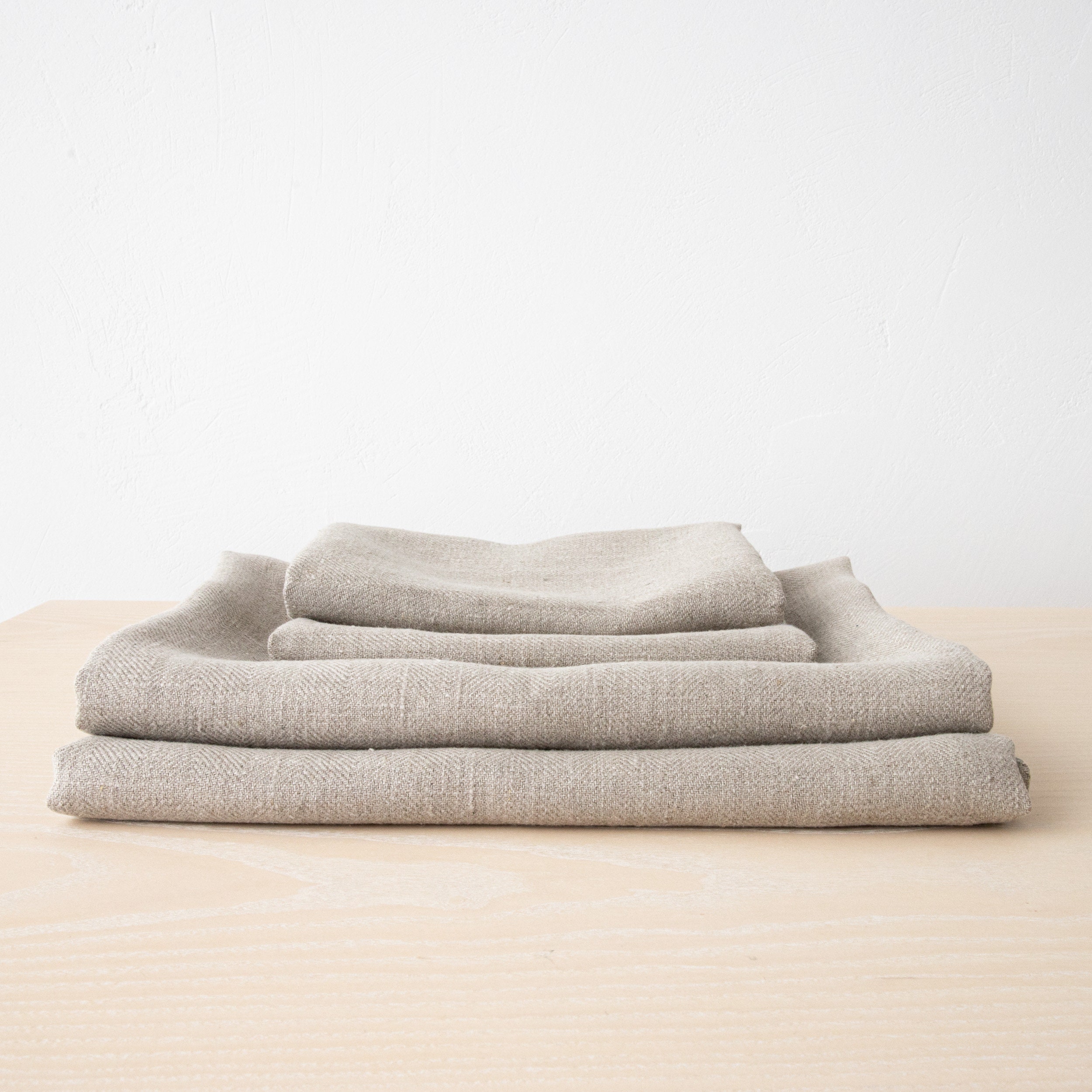 Linen Bath Towel Set / Towels for Her and for Him / Heavy Weight