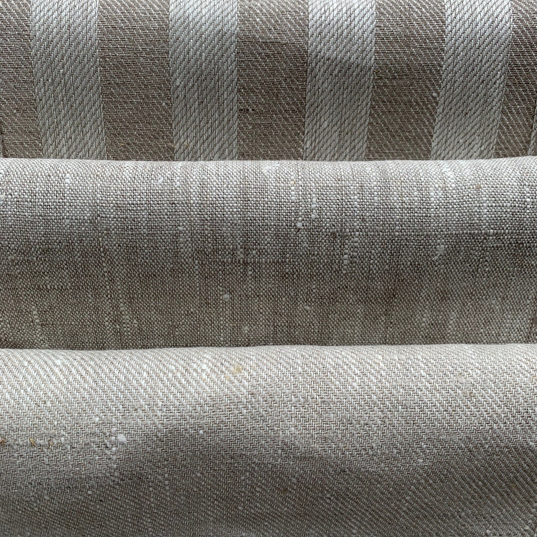 小物 NIMNIMDUAI THICK LINEN SOLID 9 Heavy Weight Linen Fabric by the Yard or Meter in Natural