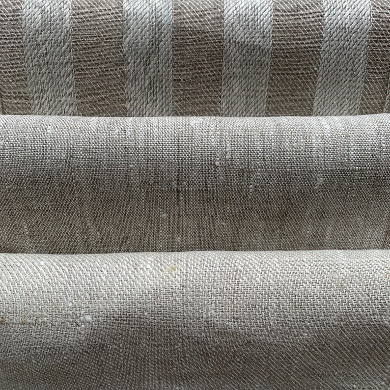 Heavy Weight Linen Fabric by the Yard or Meter in Natural and Etsy
