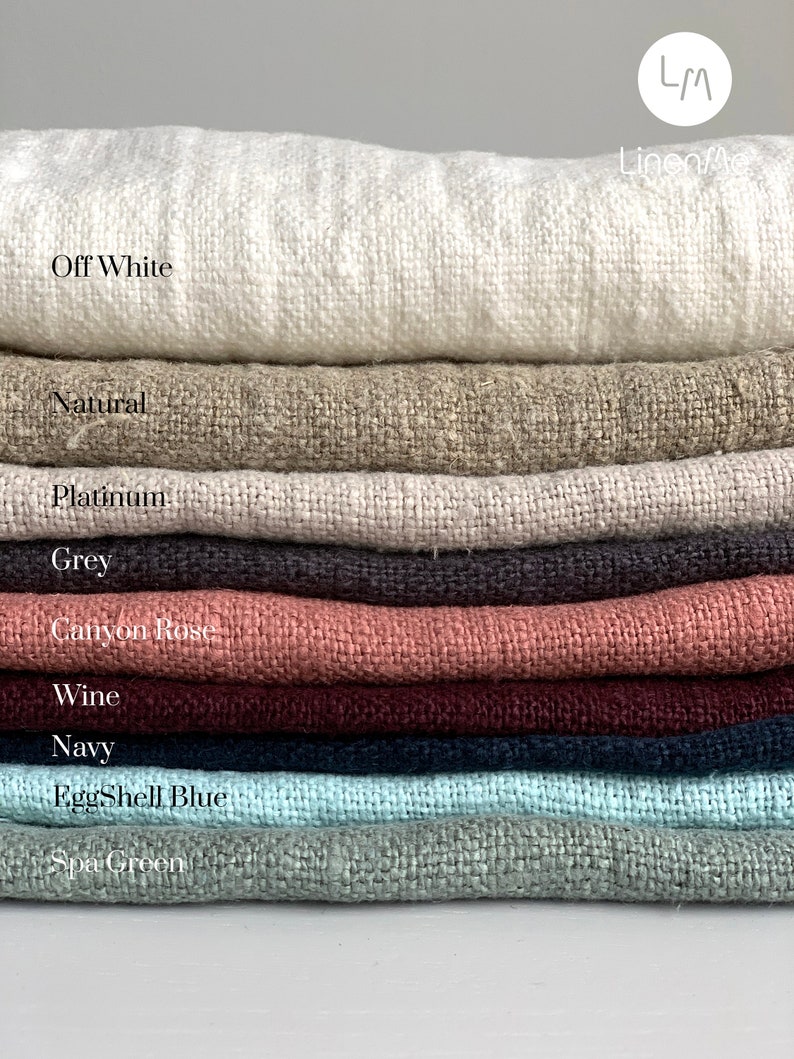 Washed Rustic Linen Pillow Case Sham Cushion cover in Off Etsy