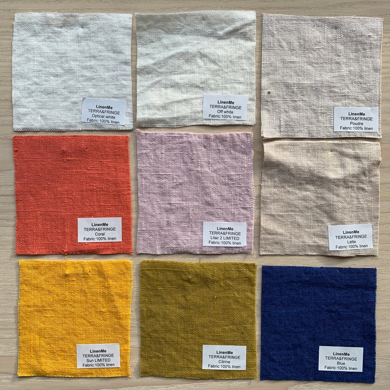 Washed Linen tablecloth in Various colours. Round, square, rectangular table linens. Heavy weight, plain weave. Custom size image 7