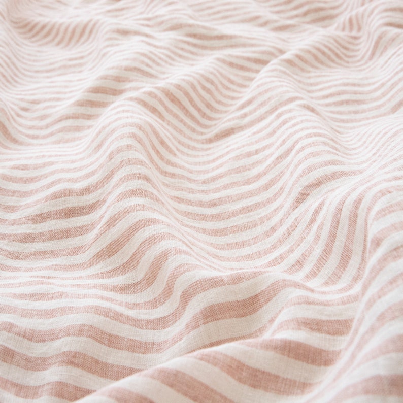 Ticking Striped Linen Pillow Case in Blue White. Standard Etsy Australia