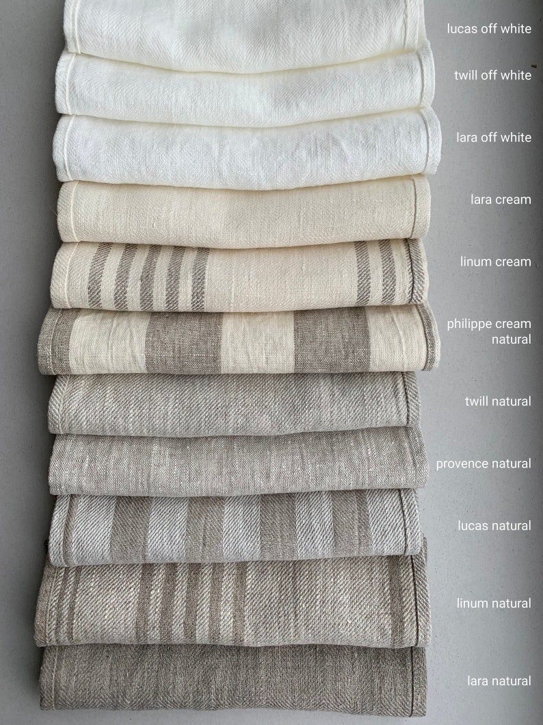 Linen tea towel. Washed linen kitchen towel. Guest, hand towel. Natural dish towel. Heavy weight linen. Set of 2 dishcloth. Very Absorbent image 10