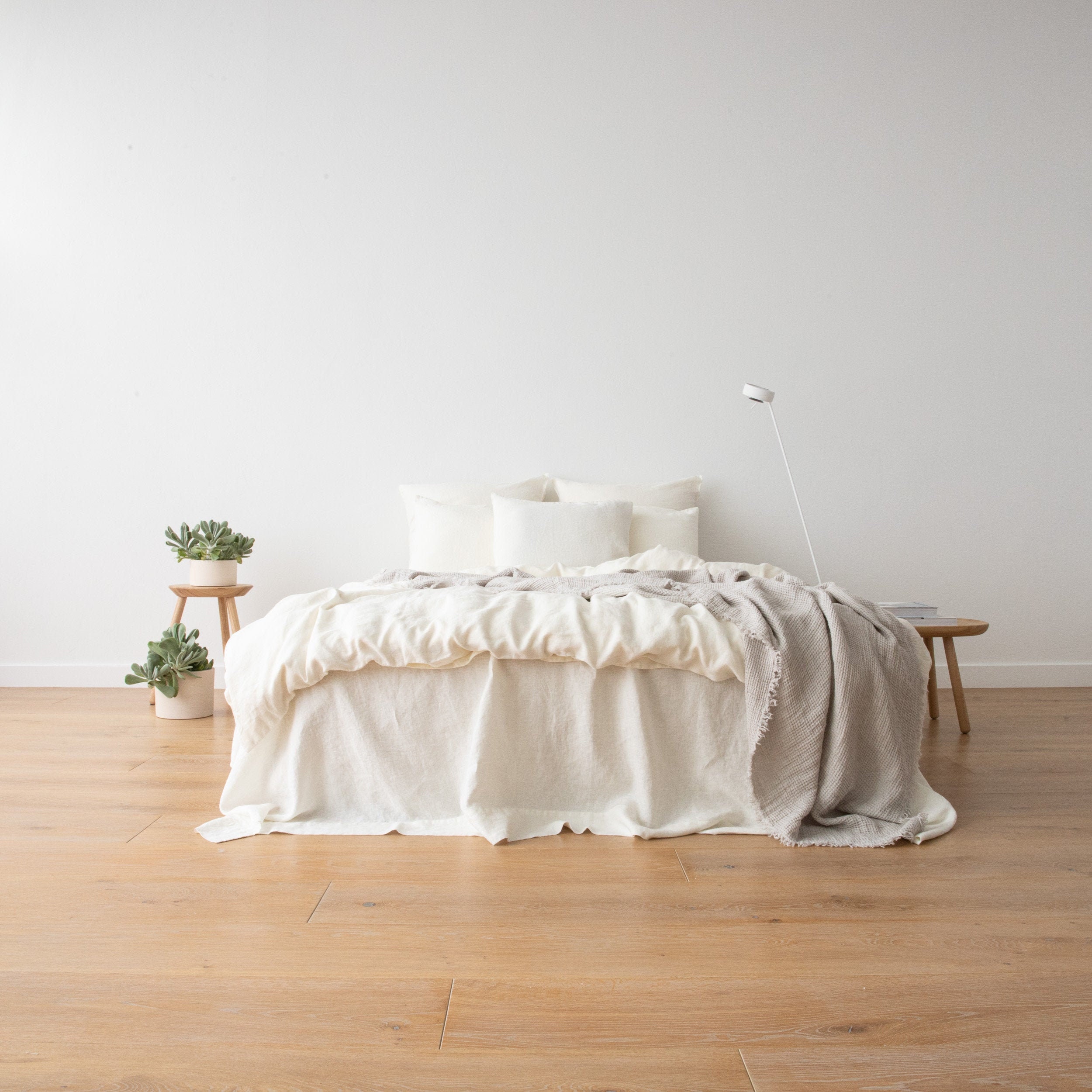Washed Linen Duvet Cover off White Natural. Cover Etsy