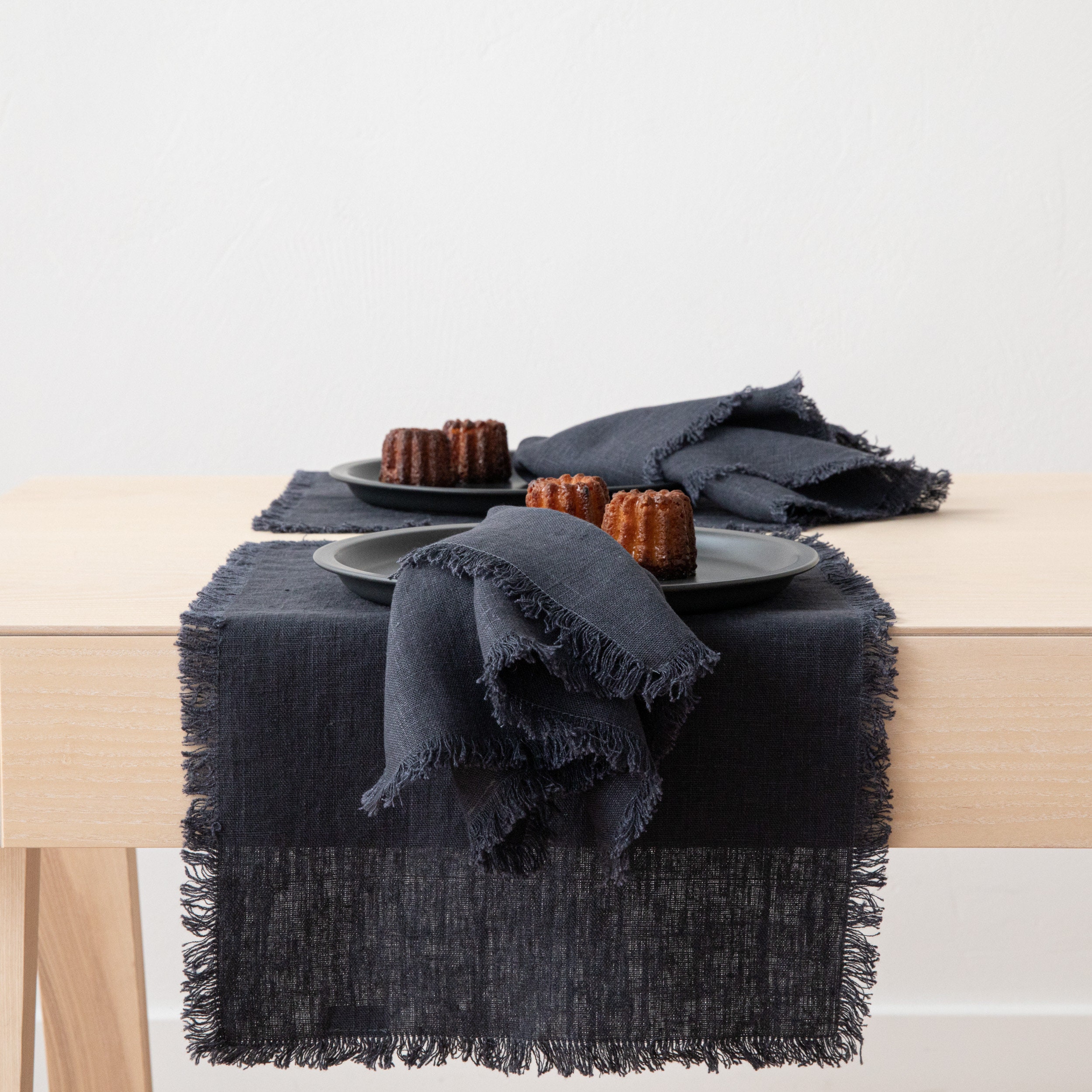 Hand Made Washed Linen Placemat in Various Colors. Rustic Weave, Washed ...