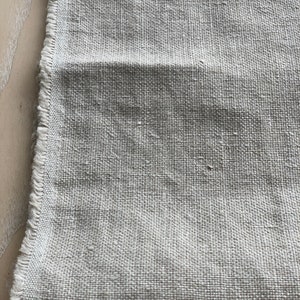Tessuto di lino da tappezzeria pesante di cantiere o metro, lavato. Tessuto di lino per cuscini decorativi, tende, coperte sfuse. immagine 7