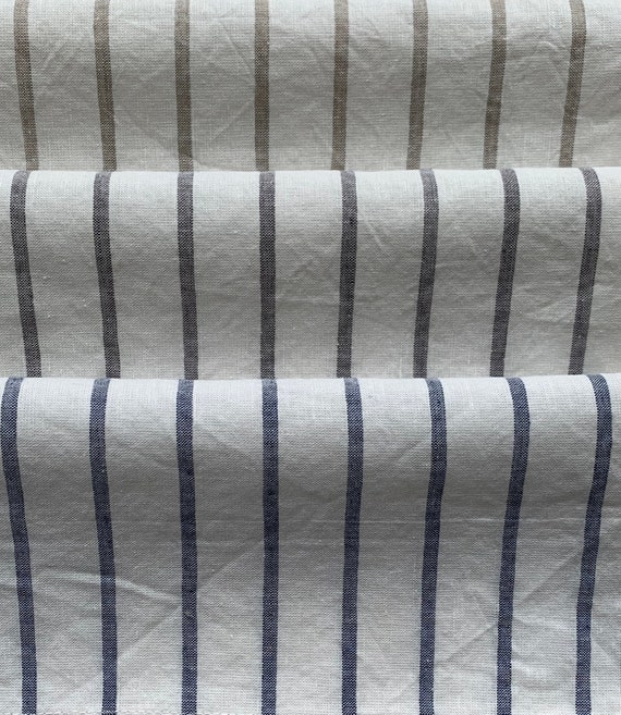 Cotton Linen Fabric by the half Yard