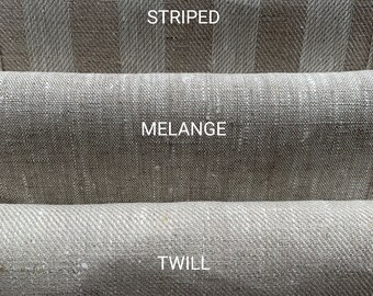 小物 NIMNIMDUAI THICK LINEN SOLID 9 Heavy Weight Linen Fabric by the Yard or Meter in Natural