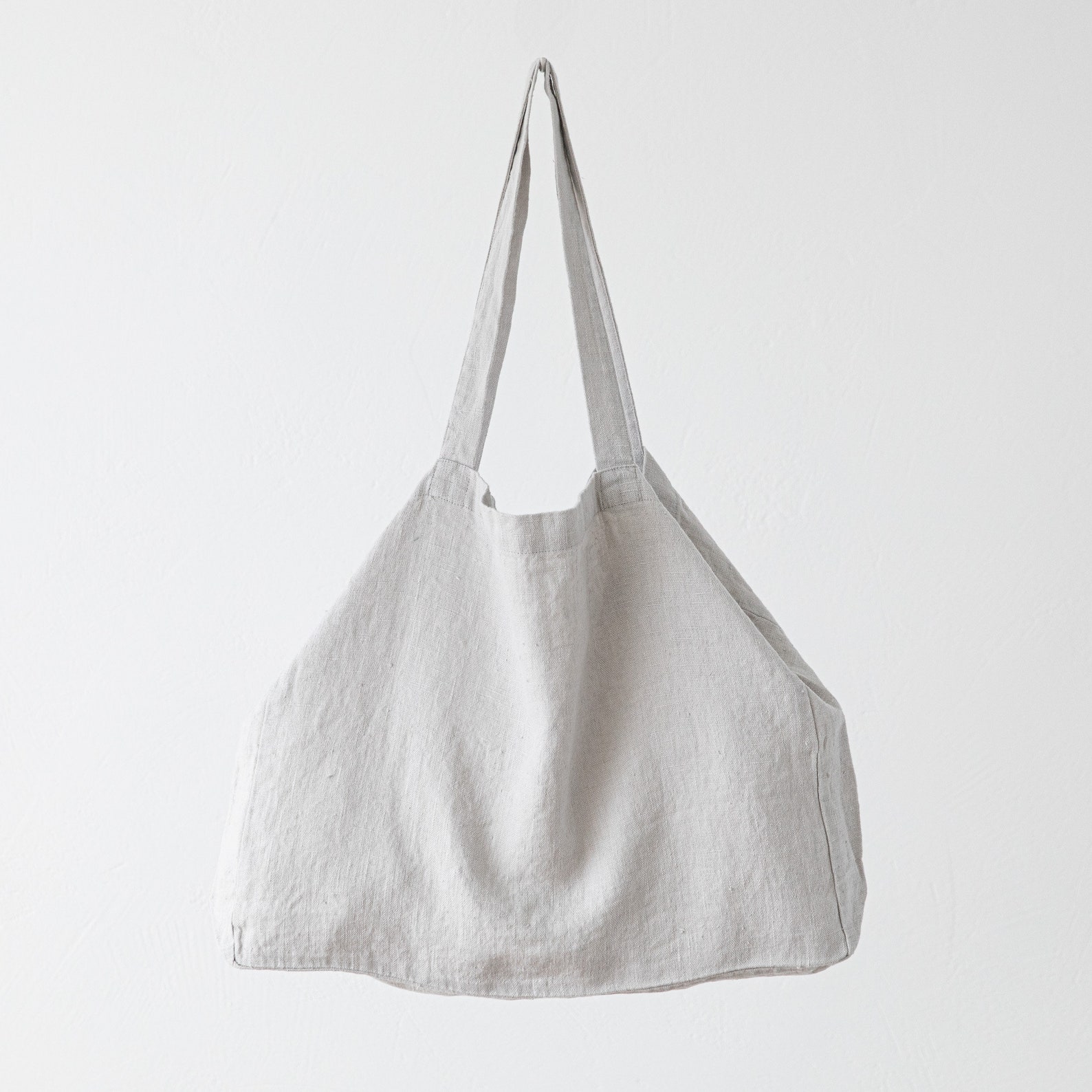 Heavy Linen Bag in Various Colors Linen Market Bag Linen Etsy Australia