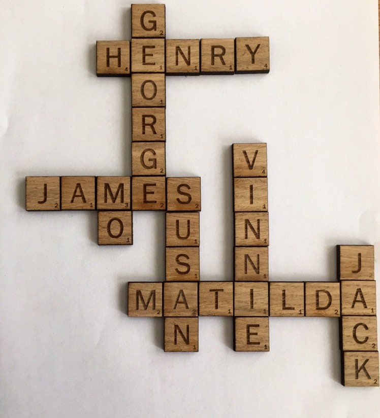 INDIVIDUAL SCRABBLE LETTERS , Single Wooden Scrabble Letters, £1.50 -  PicClick UK