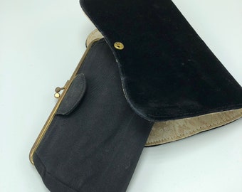 Black Velvet Clutch