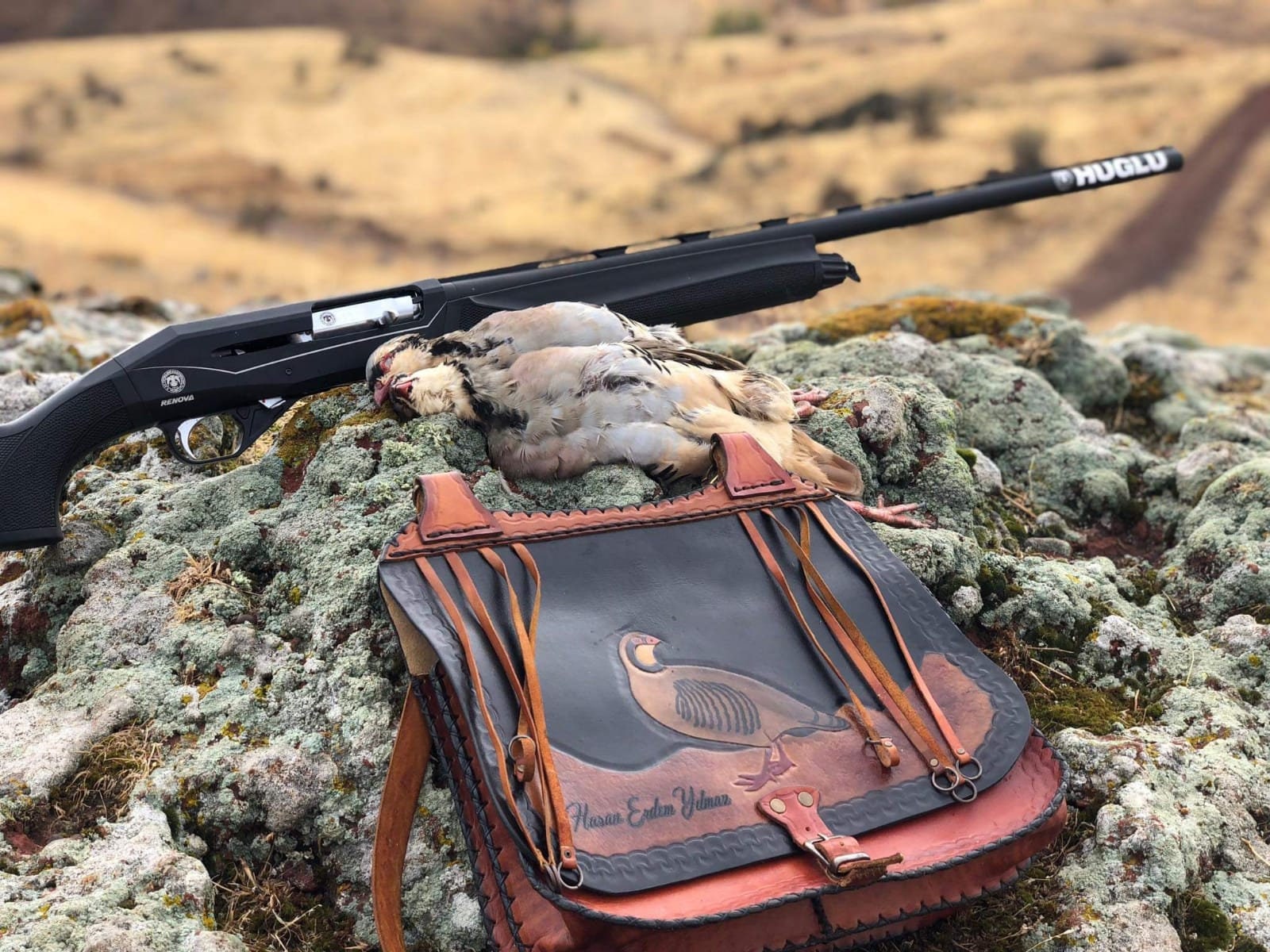 Handmade Leather Bag Hunting Gift Bird Hunting Dove Hunting Etsy