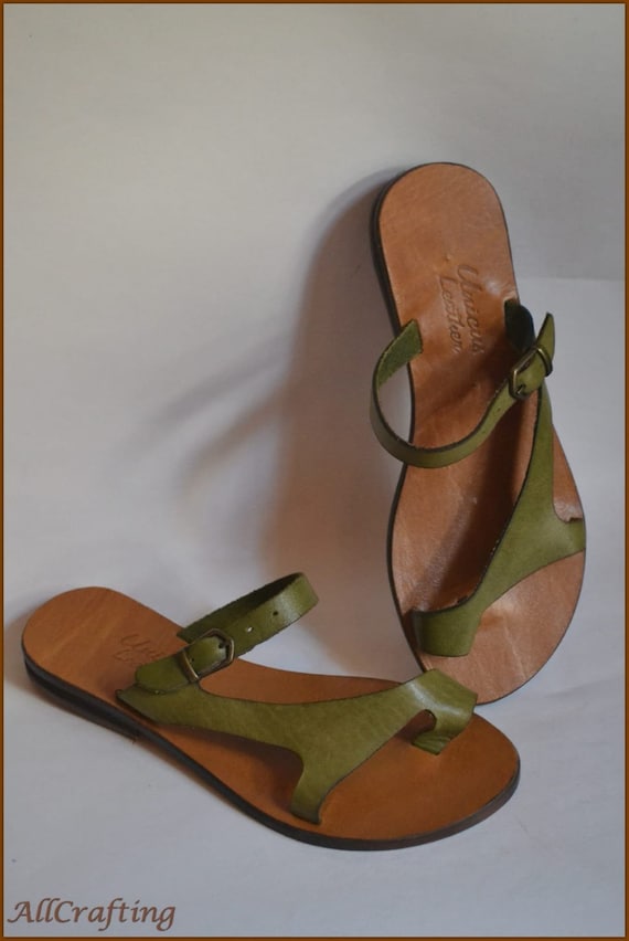 etsy toe ring sandals