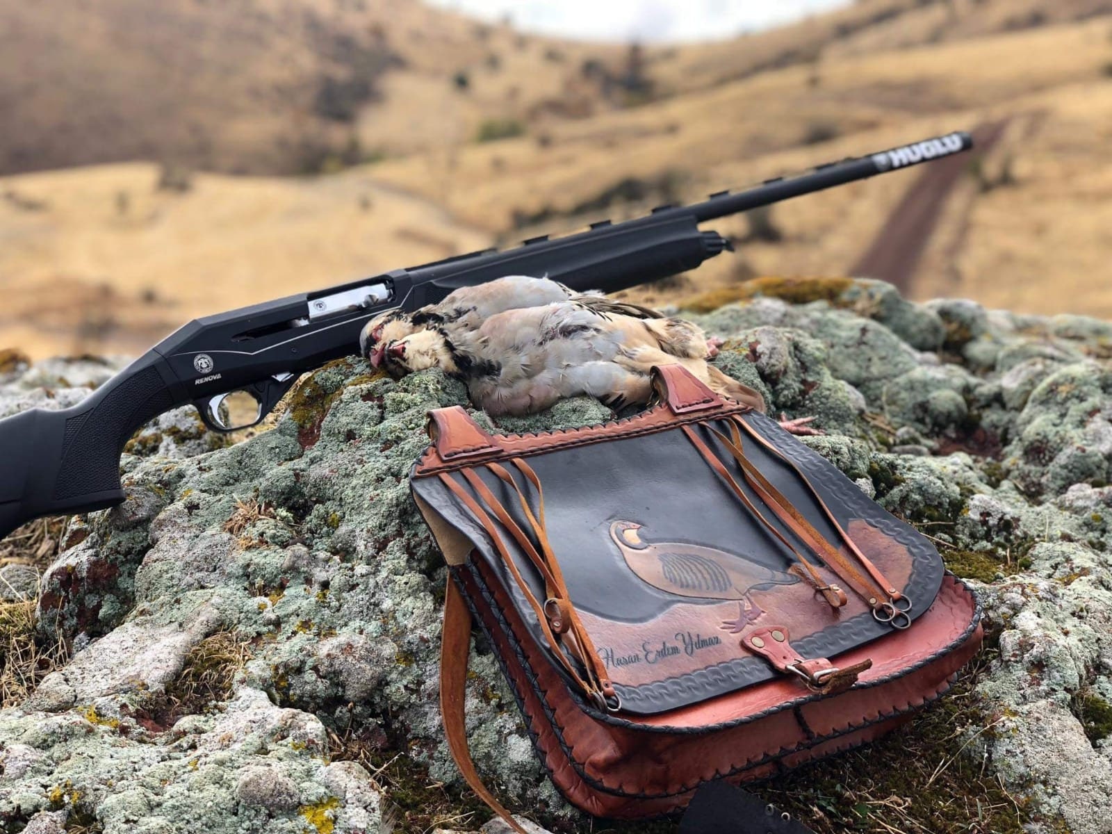 Handmade Leather Bag Hunting Gift Bird Hunting Dove Hunting Etsy