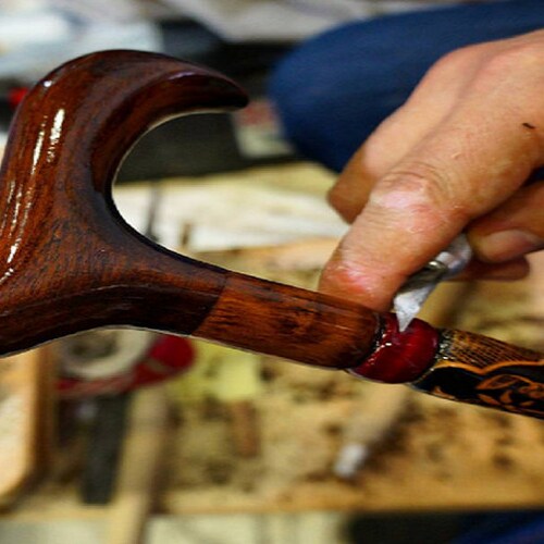 Walking Stick Cane Handmade Wooden Stick High Quality Unique Handcrafted Work shops of Art It Can Be Made Special to You Great as a Gift - ASA008