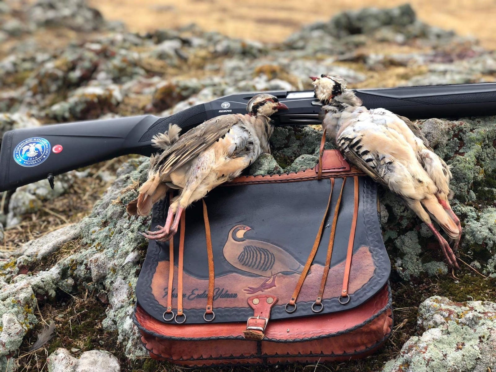 Handmade Leather Bag Hunting Gift Bird Hunting Dove Hunting Etsy