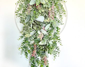 Front Door Wreath, Succulent Wreath