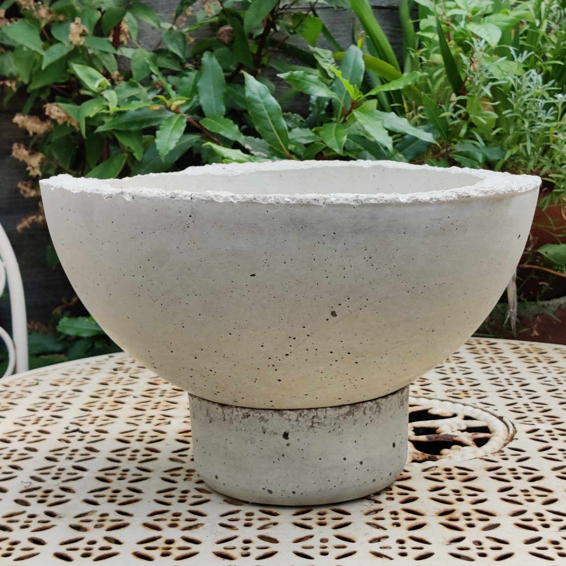 Handmade Extra Large Concrete Bowl. Cement Planter Bowl. Etsy UK