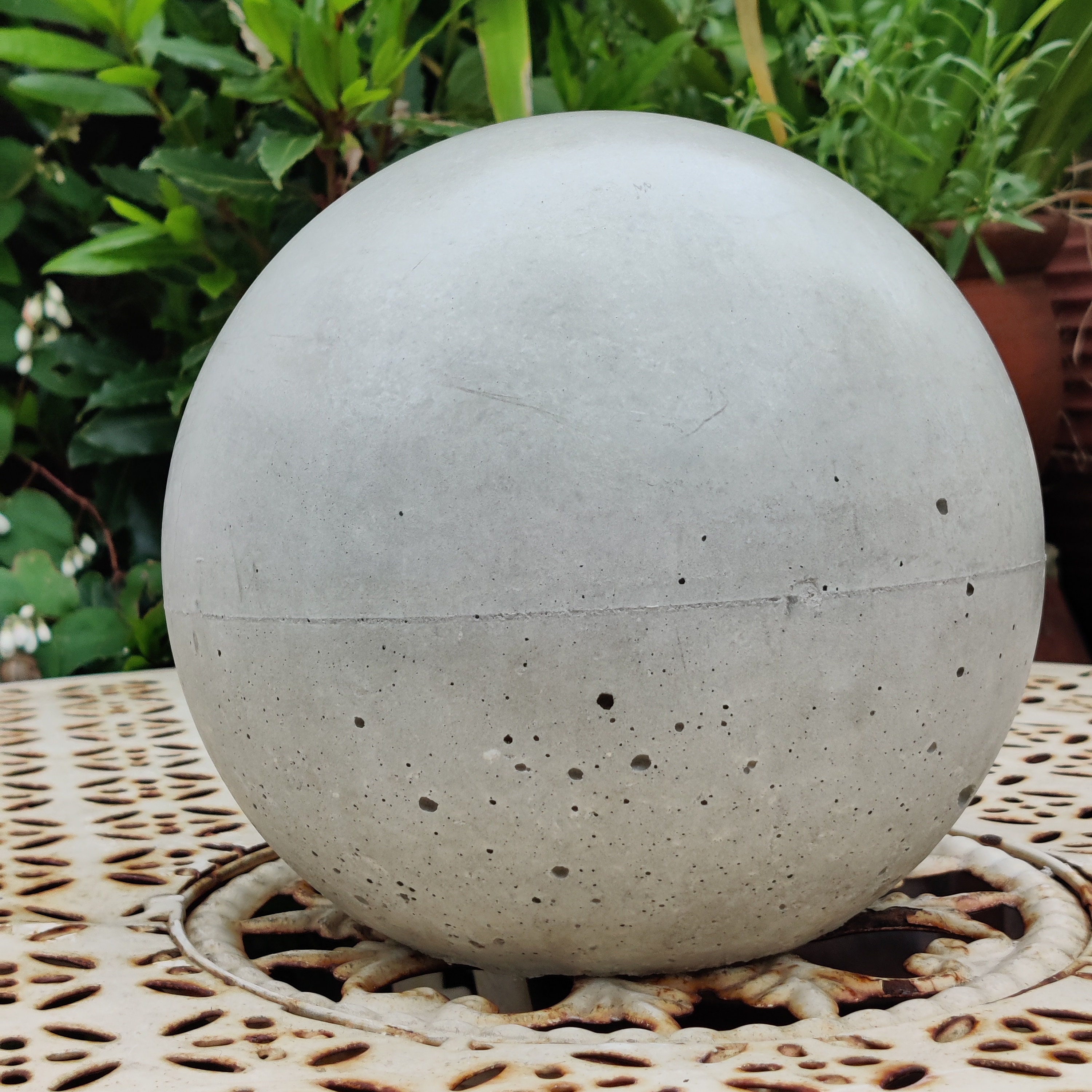 Concrete Cement Garden Sphere/Ball Large 18cm | Etsy