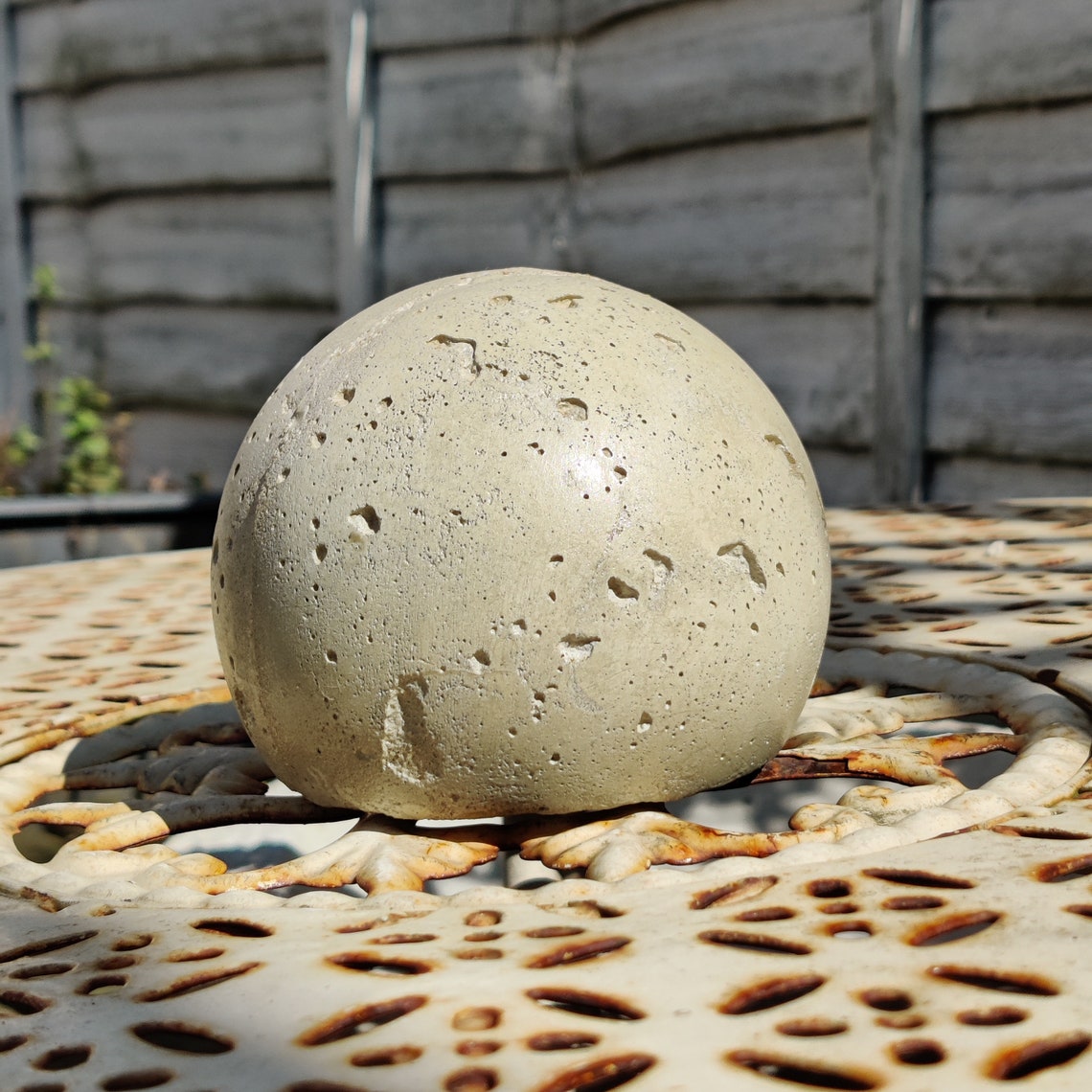 Concrete Cement Garden Sphere/Ball Medium. Sealed Etsy