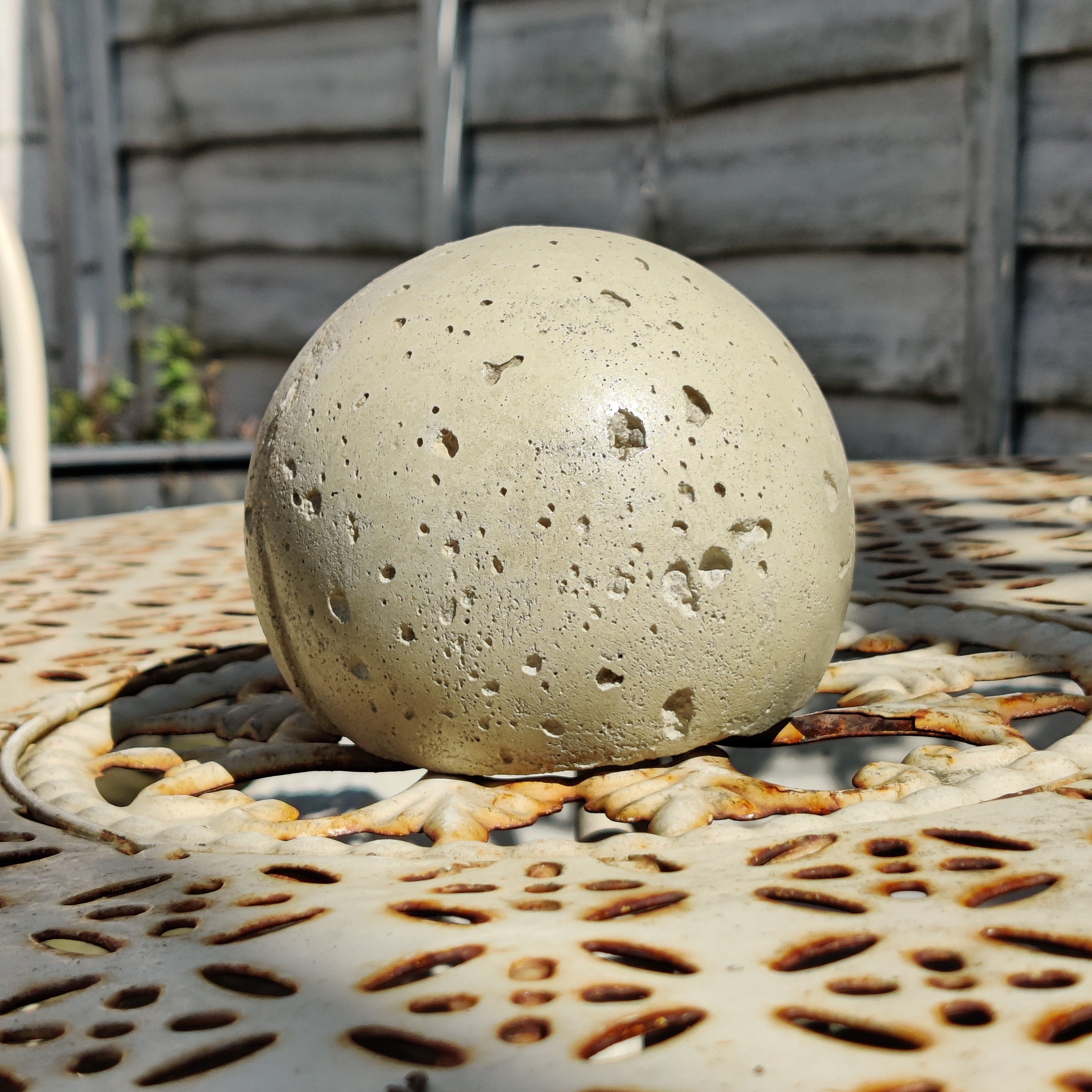 Concrete Cement Garden Sphere/Ball Medium. Sealed Etsy
