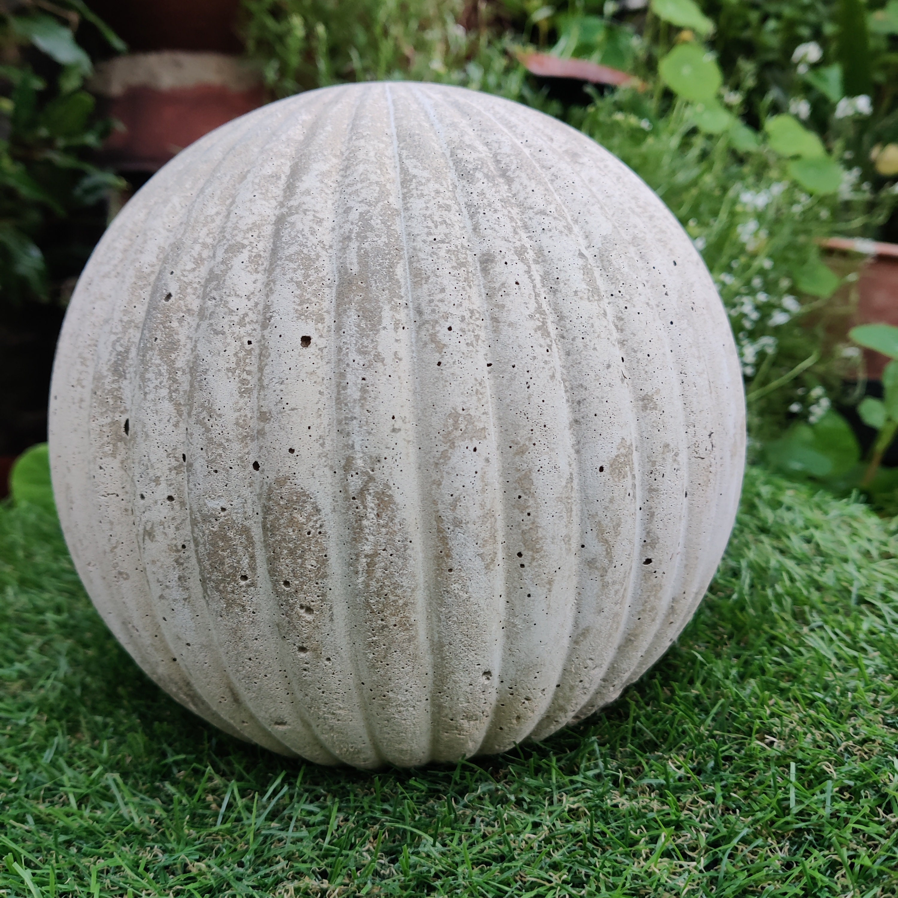 Concrete Cement Garden Sphere/Ball Large Etsy