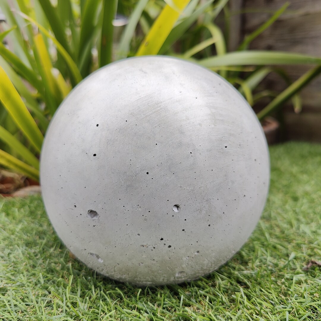 Concrete Hypertufa Garden Sphere/ball Decorative Item. 15.5 Etsy UK